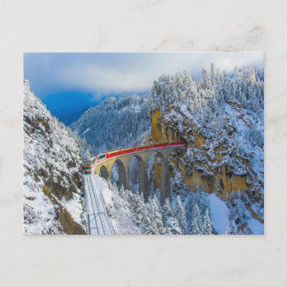 Ice & Snow | Bernina Express, Switzerland Postcard