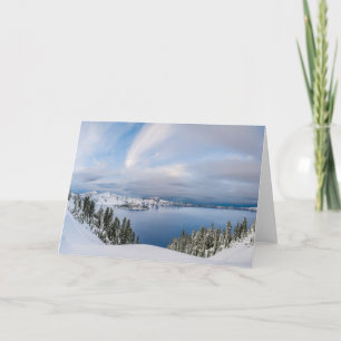 Ice & Snow Crater Lake Oregon Card