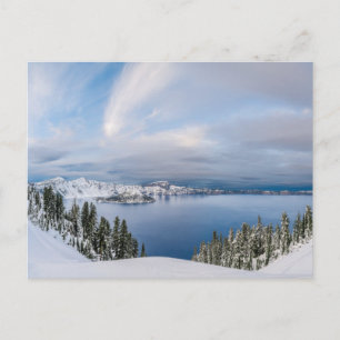 Ice & Snow   Crater Lake Oregon Postcard