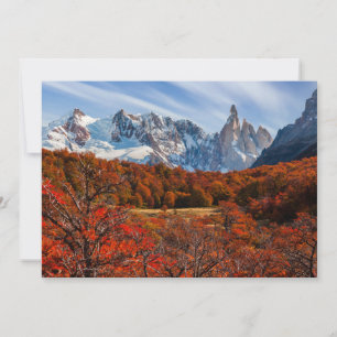 Ice & Snow   El Chalten, Argentina Patagonia Thank You Card