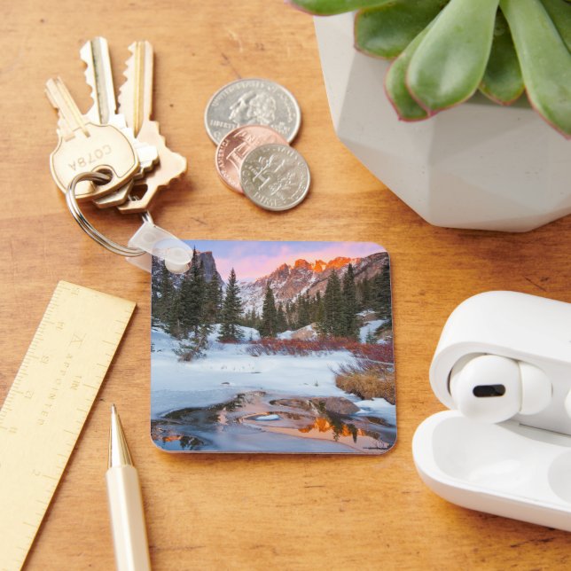 Ice & Snow | Estes Park, Colorado Key Ring (Desk)