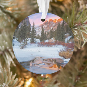 Ice & Snow   Estes Park, Colorado Ornament