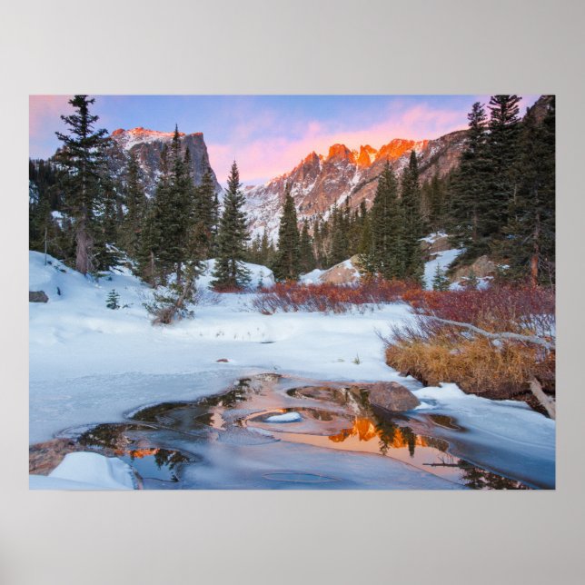 Ice & Snow | Estes Park, Colorado Poster (Front)