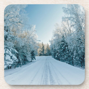 Ice & Snow Frozen Winter Road Russia, Siberia Coaster