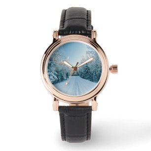 Ice & Snow Frozen Winter Road Russia, Siberia Watch