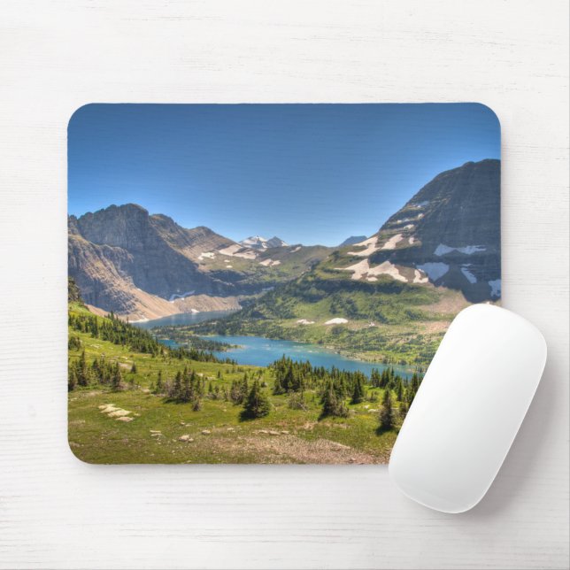 Ice & Snow | Glacier National Park, Montana Mouse Mat (With Mouse)