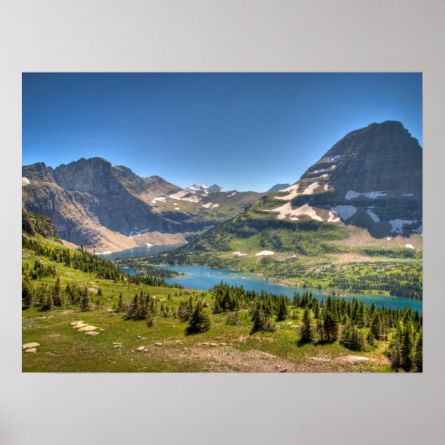 Ice & Snow | Glacier National Park, Montana Poster (Front)