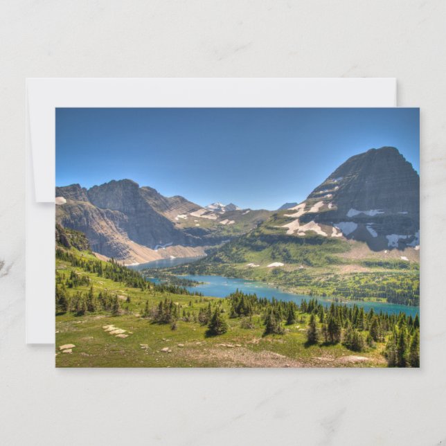 Ice & Snow | Glacier National Park, Montana Thank You Card (Front)