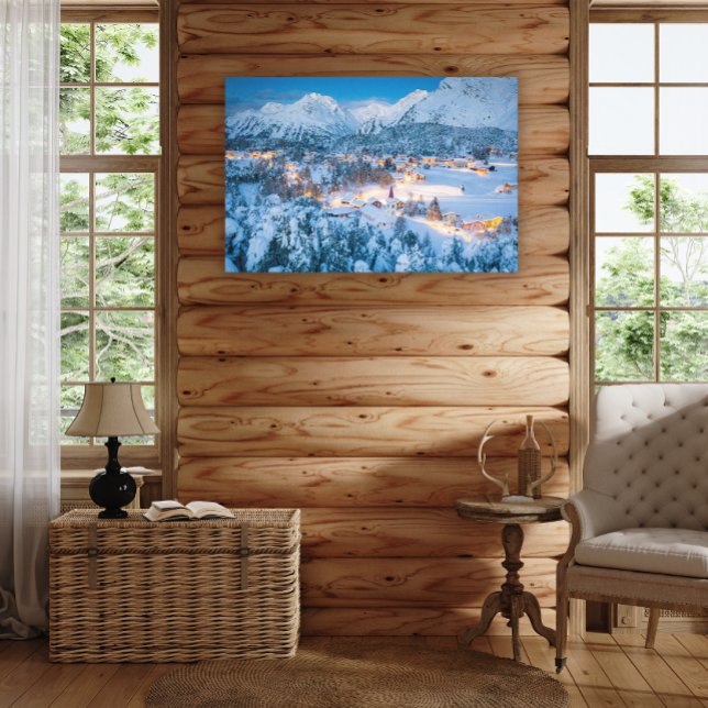 Ice & Snow | Graubunden, Engadin, Switzerland Canvas Print (Creator Uploaded)