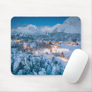 Ice & Snow Graubunden, Engadin, Switzerland Mouse Mat