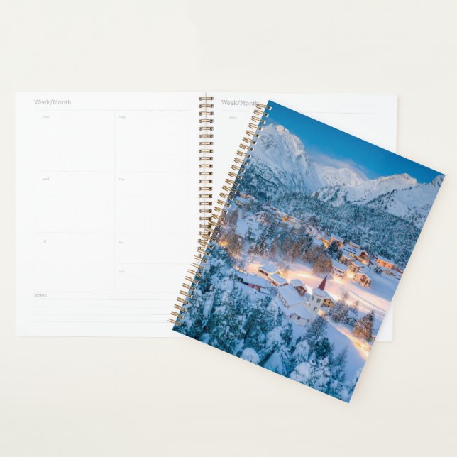 Ice & Snow | Graubunden, Engadin, Switzerland Planner (Display)