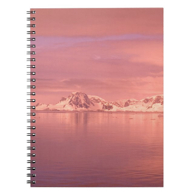 Ice, Snow, Icebergs in the channels along the Notebook (Front)