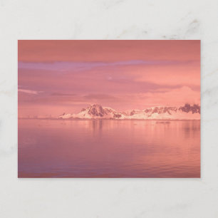 Ice, Snow, Icebergs in the channels along the Postcard