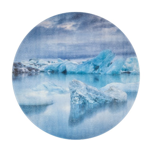 Ice & Snow | Jokulsarlon Lagoon, Iceland Cutting Board (Front)