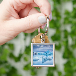 Ice & Snow Jokulsarlon Lagoon, Iceland Key Ring