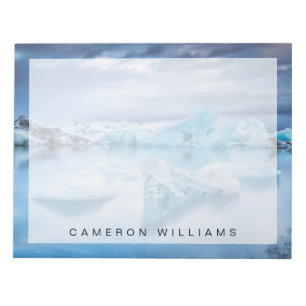 Ice & Snow Jokulsarlon Lagoon, Iceland Notepad