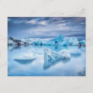 Ice & Snow   Jokulsarlon Lagoon, Iceland Postcard