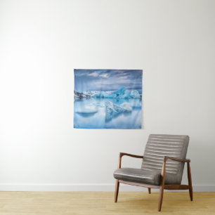 Ice & Snow   Jokulsarlon Lagoon, Iceland Tapestry