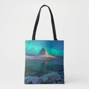 Ice & Snow   Kirkjufell Mountain, Iceland Tote Bag