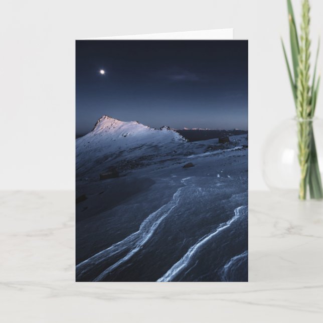 Ice & Snow | Kiso-Komagatake Plateau, Japan Alps Card (Front)