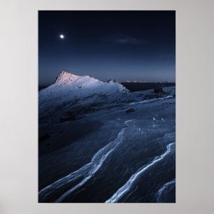 Ice & Snow   Kiso-Komagatake Plateau, Japan Alps Poster