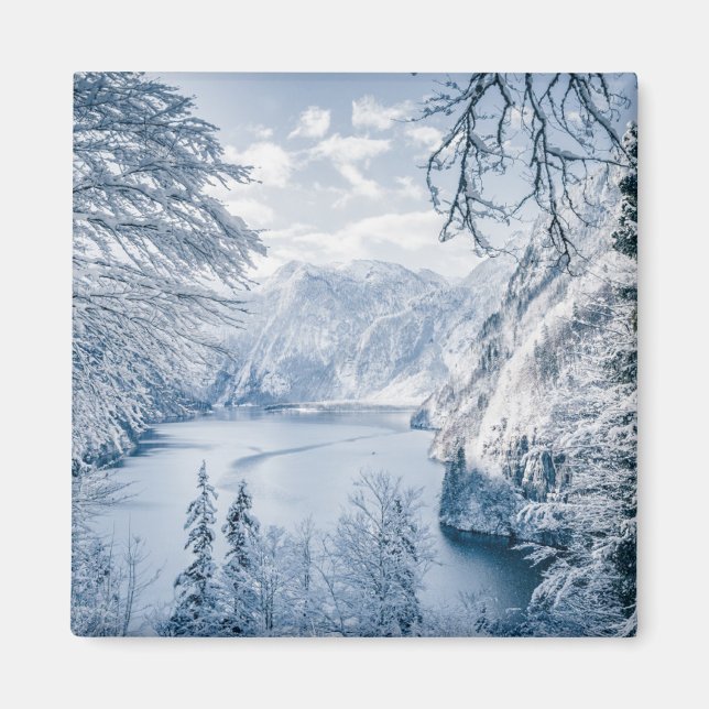 Ice & Snow | Königssee Lake, Germany Magnet (Front)