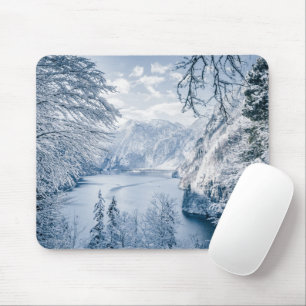 Ice & Snow Königssee Lake, Germany Mouse Mat
