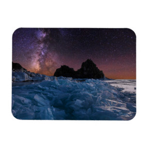 Ice & Snow Lake Baikal, Siberia, Russia Magnet