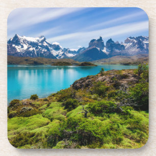 Ice & Snow Lake Pehoe, Patagonia, Chile Coaster