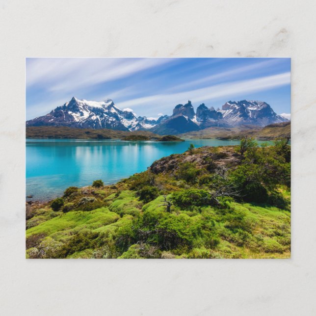 Ice & Snow | Lake Pehoe, Patagonia, Chile Postcard (Front)