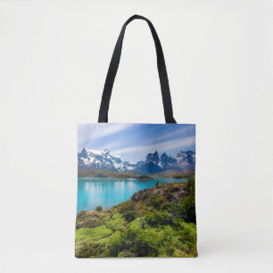 Ice & Snow Lake Pehoe, Patagonia, Chile Tote Bag