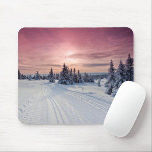 Ice & Snow Lillehammer, Norway Mouse Mat