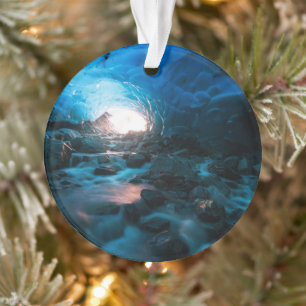 Ice & Snow Mendenhall Glacier, Juneau, Alaska Ornament