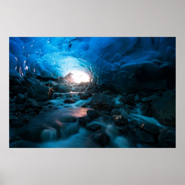 Ice & Snow | Mendenhall Glacier, Juneau, Alaska Poster (Front)