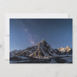 Ice & Snow    Milky Way Baltoro Glacier, Pakistan Thank You Card
