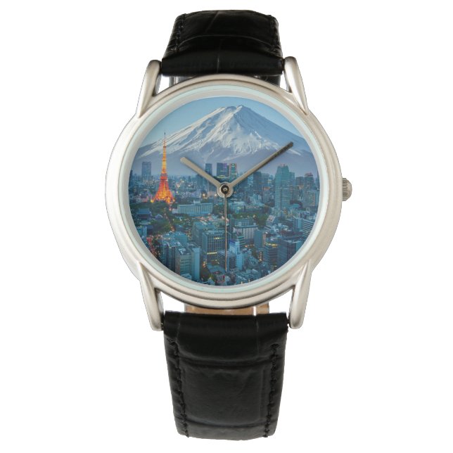 Ice & Snow | Mt. Fuji & Tokyo Skyline Watch (Front)