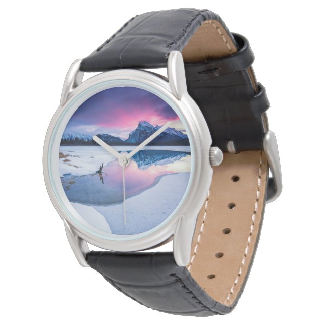 Ice & Snow | Mt. Rundle, Canada Watch (Angled)