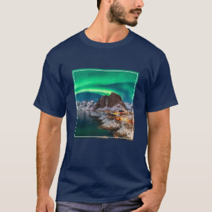 Ice & Snow   Northern Lights, Norway T-Shirt