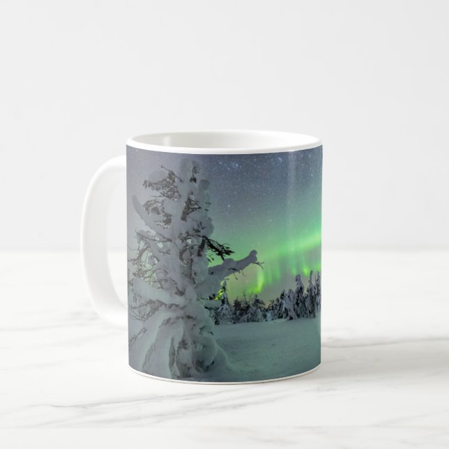Ice & Snow | Pallas-Yllastunturi National Park Coffee Mug (Front Left)