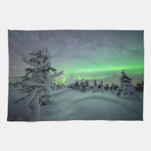 Ice & Snow Pallas-Yllastunturi National Park Tea Towel