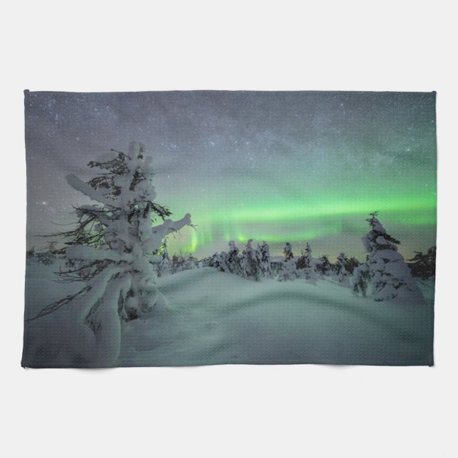 Ice & Snow | Pallas-Yllastunturi National Park Tea Towel (Horizontal)