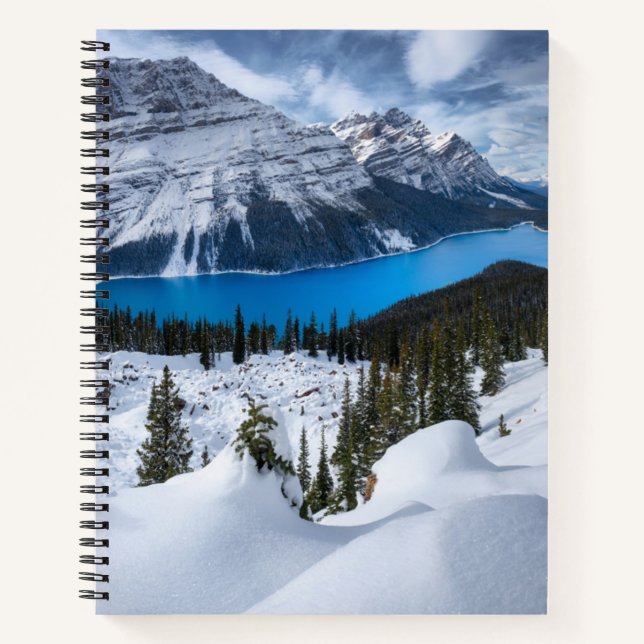 Ice & Snow | Peyto Lake, Canadian Rockies Notebook (Front)