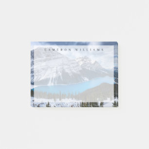 Ice & Snow Peyto Lake, Canadian Rockies Post-it Notes