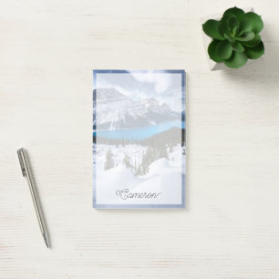 Ice & Snow   Peyto Lake, Canadian Rockies Post-it Notes