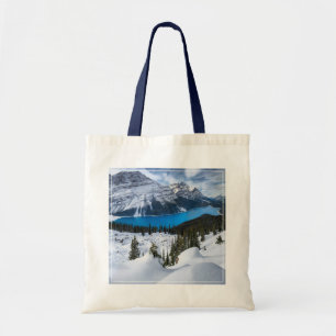 Ice & Snow Peyto Lake, Canadian Rockies Tote Bag