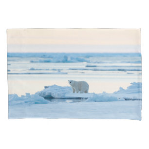 Ice & Snow   Polar Bear Iceberg Norway Pillowcase