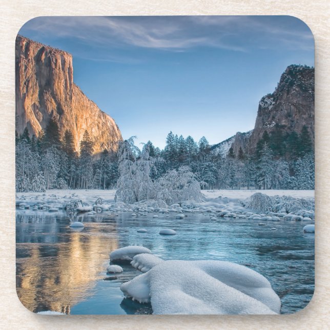 Ice & Snow | Rime Ice in Yosemite Valley Coaster (Front)