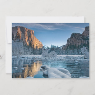 Ice & Snow   Rime Ice in Yosemite Valley Thank You Card
