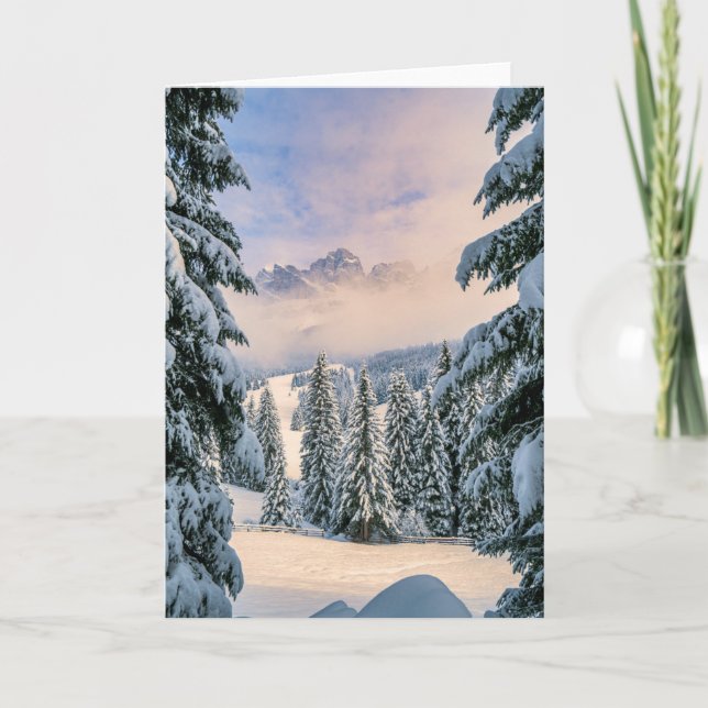 Ice & Snow | Rosengarten, Germany Card (Front)