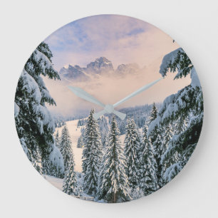 Ice & Snow   Rosengarten, Germany Large Clock